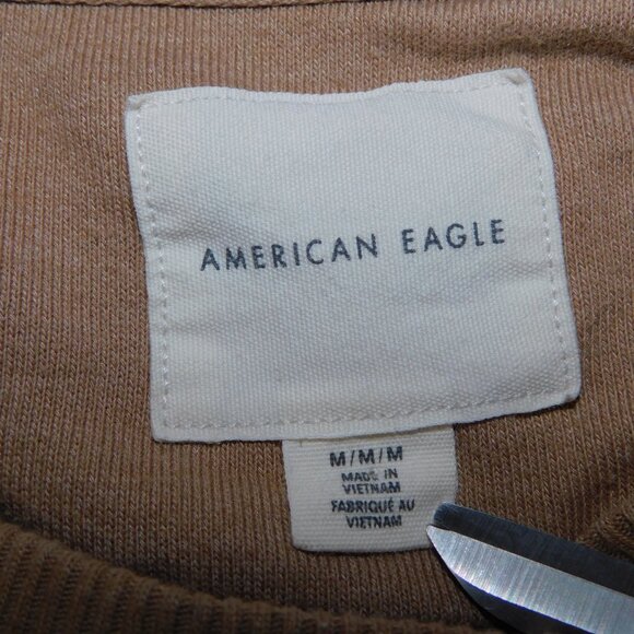 AE American Eagle Women's M Funday Mushroom Skeleton Brown crewneck Sweatshirt - Picture 5 of 10